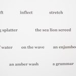 Detail of Sea Pot poem 
Eimear Laffan 
2026