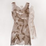white dress - beeswax, thread, rice paper 2010