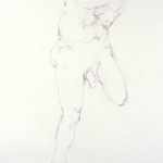 Male figure graphite/paper 40" x 56"