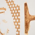 Detail of rust stains from Glyphs and Grammar 
2026 
Susan Andrews Grace