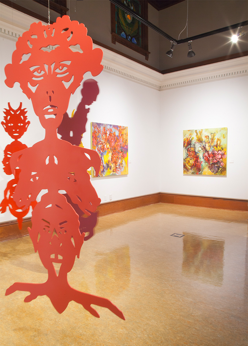 Gallery 2 installation view of 
Pandulum: a Call to Unreason
2019