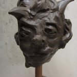 Stop Making Sense series
Clay head for casting 
2016