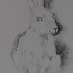 Hare #2  2021  15"x 24"