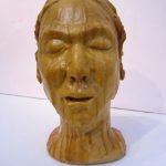 Facial study 
2016 Tumeric, Wax, clay