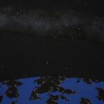 Video still from Night Ritual - Cosmos scene