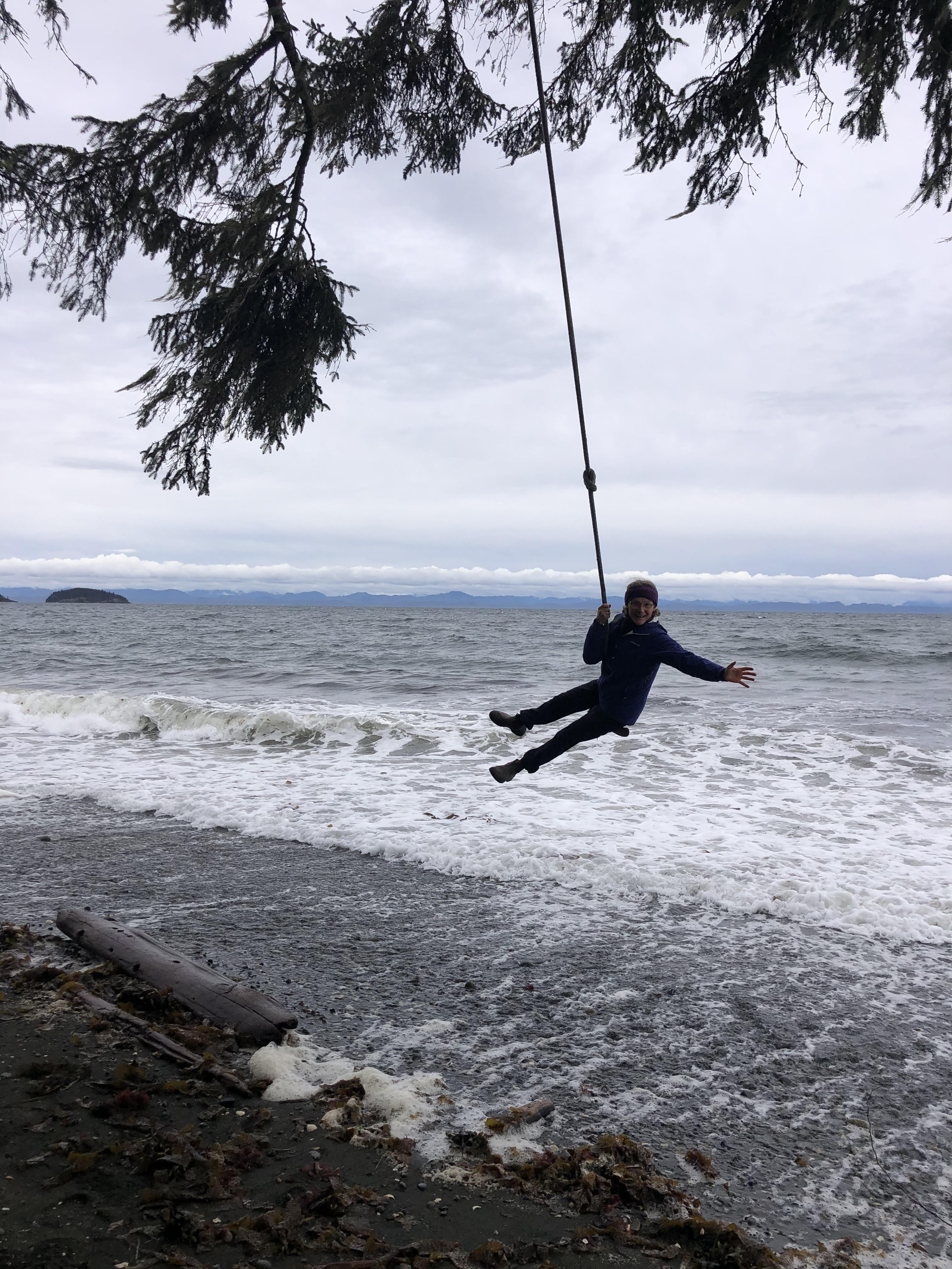 swinging in Sointula